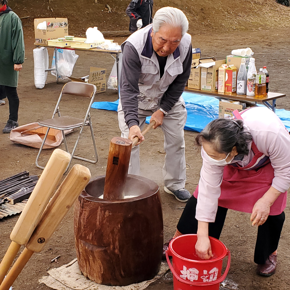 2024年押切町内餅つき大会の写真