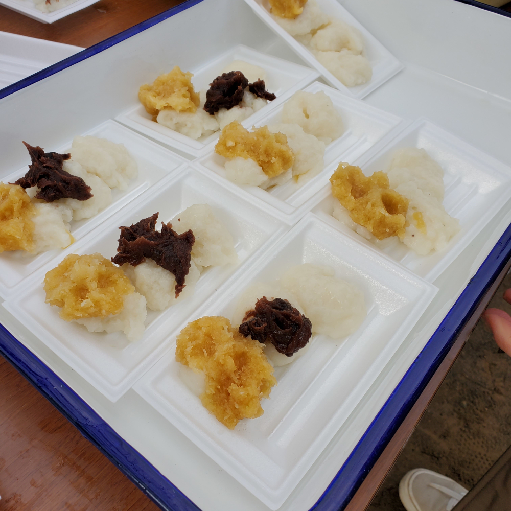 2025年押切町内餅つき大会の写真